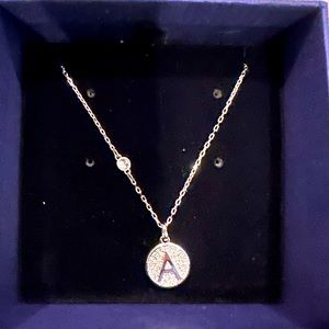 SWAROVSKI LETTER A pendant
